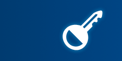 Blue key